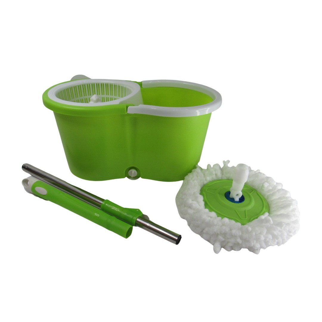 Miniatura 2 de Trapero giratorio 360 con balde  2 mopas